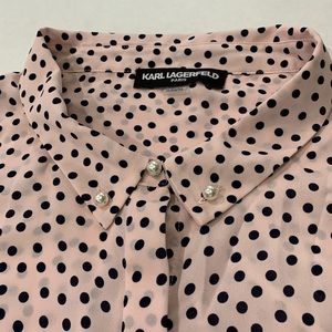 Karl Lagerfeld Tops - EUC Karl Lagerfeld Paris XL Magdalyn Pearl Detail Karl Lagerfeld Tops - EUC Karl Lagerfeld Paris XL Magdalyn Pearl Detail